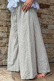 Arbi Gingham Palazzo Pant Mocha